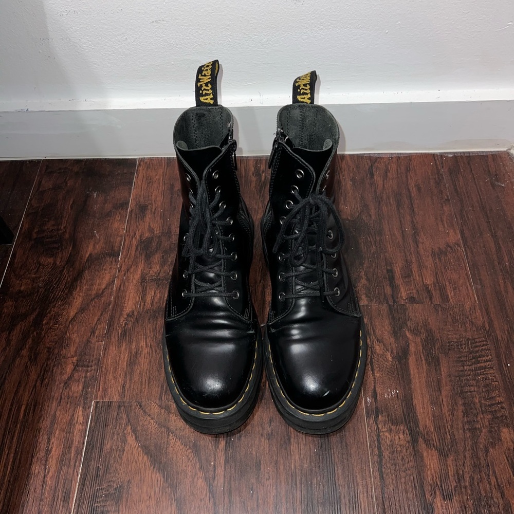 Dr. Marten Jadon Boot Smooth Leather Platforms
